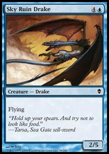 Sky Ruin Drake - Zendikar (Common) [ZEN-66] Immagine principale del prodotto