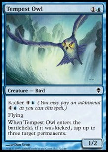 Tempest Owl - Zendikar (Common) [ZEN-72] Immagine principale del prodotto