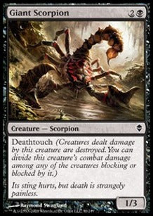Giant Scorpion - Zendikar (Common) [ZEN-90] Immagine principale del prodotto