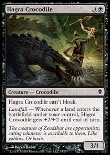 Hagra Crocodile - Zendikar (Common) [ZEN-94] Hauptbild