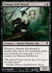 Nimana Sell-Sword - Zendikar (Common) [ZEN-106] Hauptbild