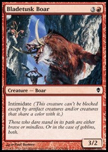 Bladetusk Boar - Zendikar (Common) [ZEN-118] Hauptbild