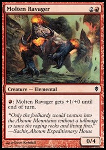 Molten Ravager - Zendikar (Common) [ZEN-138] Immagine principale del prodotto