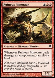 Ruinous Minotaur - Zendikar (Common) [ZEN-145]