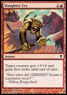 Slaughter Cry - Zendikar (Common) [ZEN-149] Hauptbild
