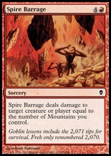 Spire Barrage - Zendikar (Common) [ZEN-150]
