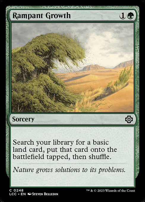 Rampant Growth – Commander: The Lost Caverns of Ixalan (LCC-248) Magic: The Gathering card
