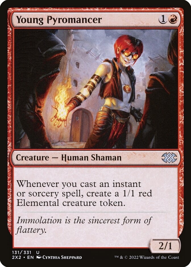 Young Pyromancer - Double Masters 2022 (Uncommon) [2X2-131] Image principale du produit