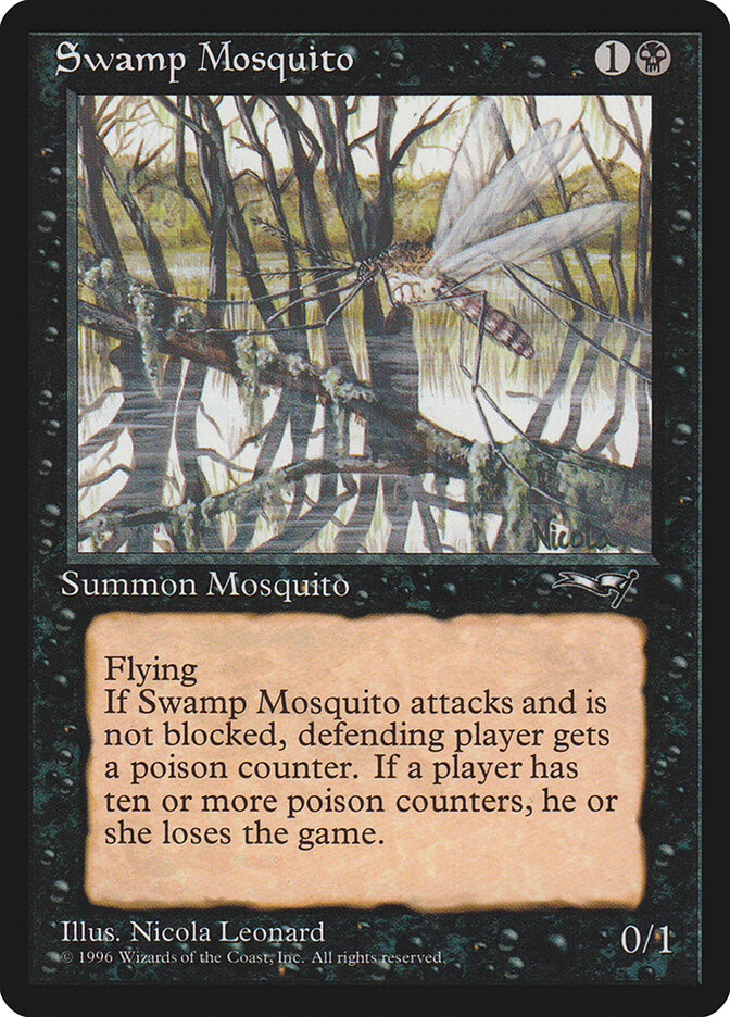 Magic-kaart Swamp Mosquito ALL-63a uit Alliances (Common) Hoofdafbeelding