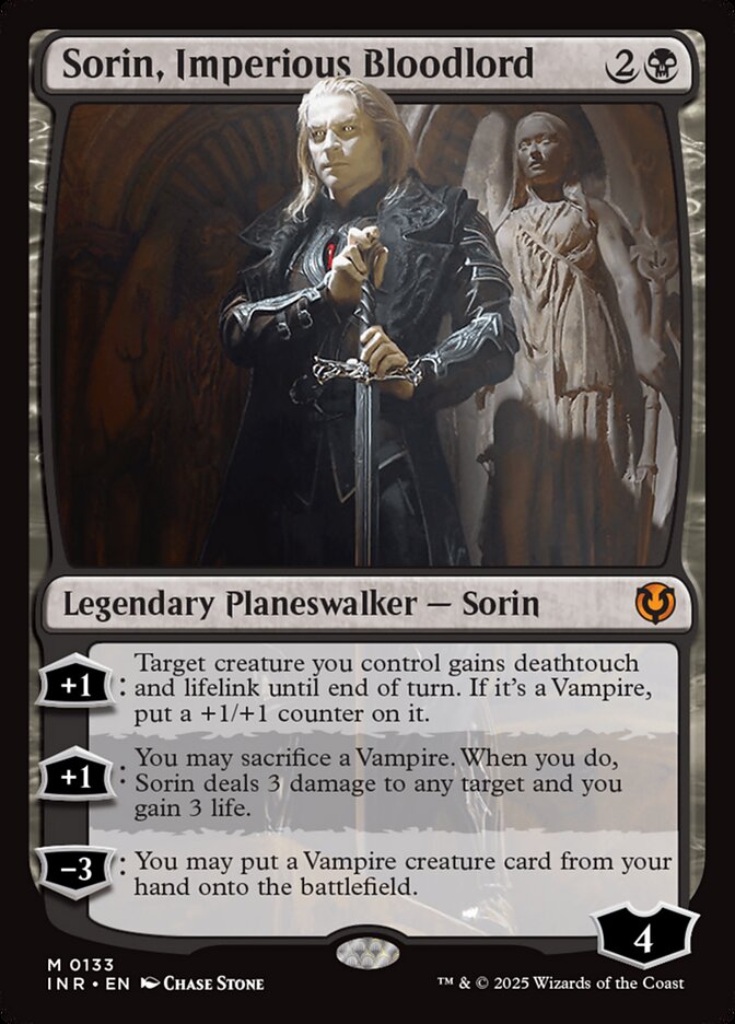 Magic-kaart Sorin, Imperious Bloodlord INR-133 uit Innistrad Remastered (Mythic)
