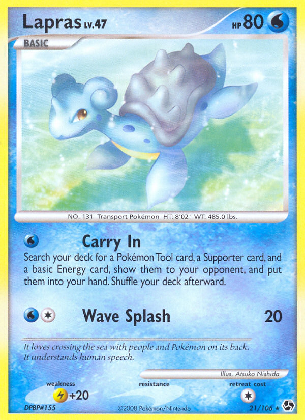 Lapras Lv.47 – Great Encounters 21 – Pokémon TCG single card Hoofdafbeelding