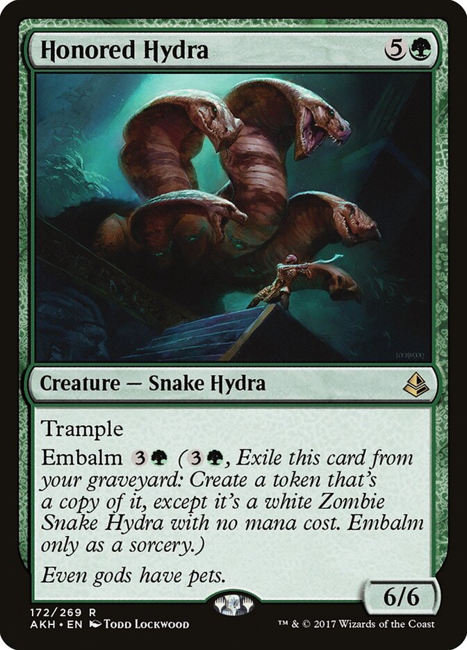 Honored Hydra - Amonkhet (Rare) [AKH-172] Immagine principale del prodotto
