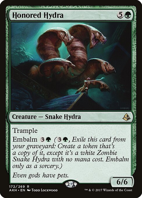 Honored Hydra – Amonkhet (AKH-172) Magic: The Gathering card