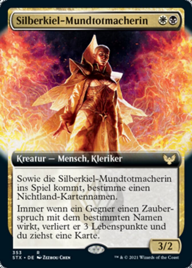 Magic-kaart Silverquill Silencer STX-353 uit Strixhaven: School of Mages (Rare) Hoofdafbeelding