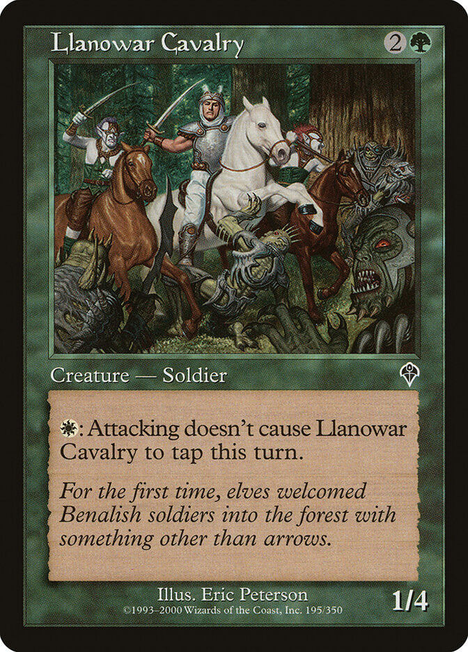 Llanowar Cavalry - Invasion (Common) [INV-195]