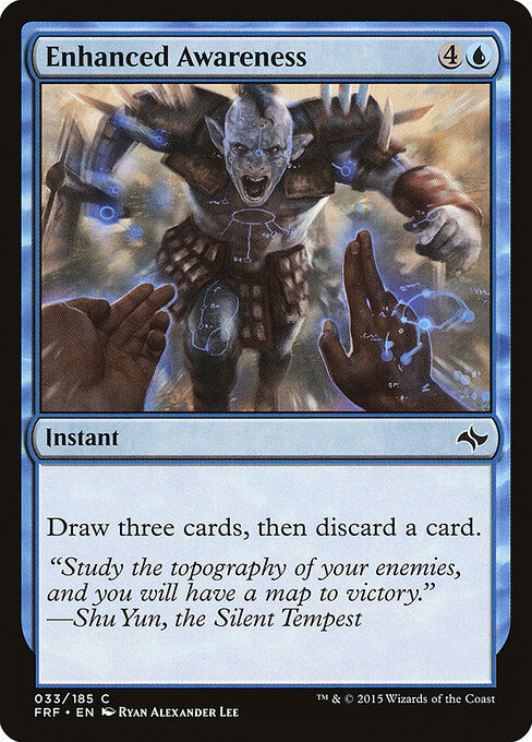 Enhanced Awareness – Fate Reforged (FRF-33) Magic: The Gathering card