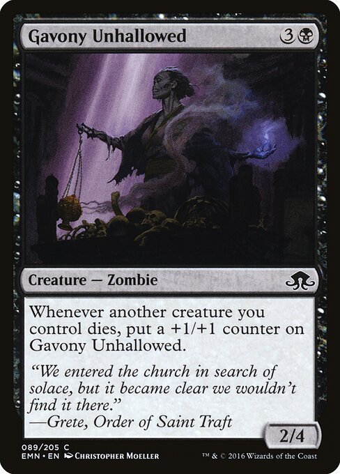 Gavony Unhallowed – Eldritch Moon (EMN-89) Magic: The Gathering card