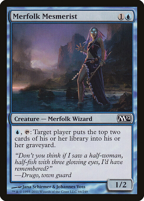 Merfolk Mesmerist – Magic 2012 (M12-66) Magic: The Gathering card Hauptbild