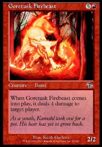 Goretusk Firebeast - Judgment (Common) [JUD-91] Main image