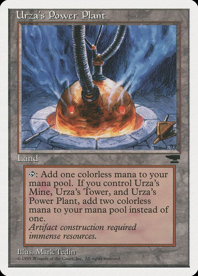 Magic-kaart Urza's Power Plant CHR-115d uit Chronicles (Common) Hauptbild