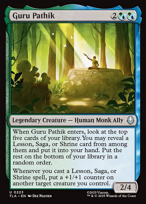 Guru Pathik – Magic: The Gathering | Avatar: The Last Airbender (TLA-223) Magic: The Gathering card