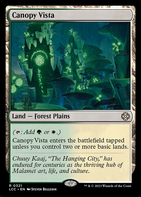Canopy Vista – Commander: The Lost Caverns of Ixalan (LCC-321) Magic: The Gathering card Main image