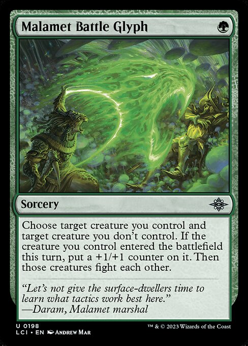 Malamet Battle Glyph – The Lost Caverns of Ixalan (LCI-198) Magic: The Gathering card