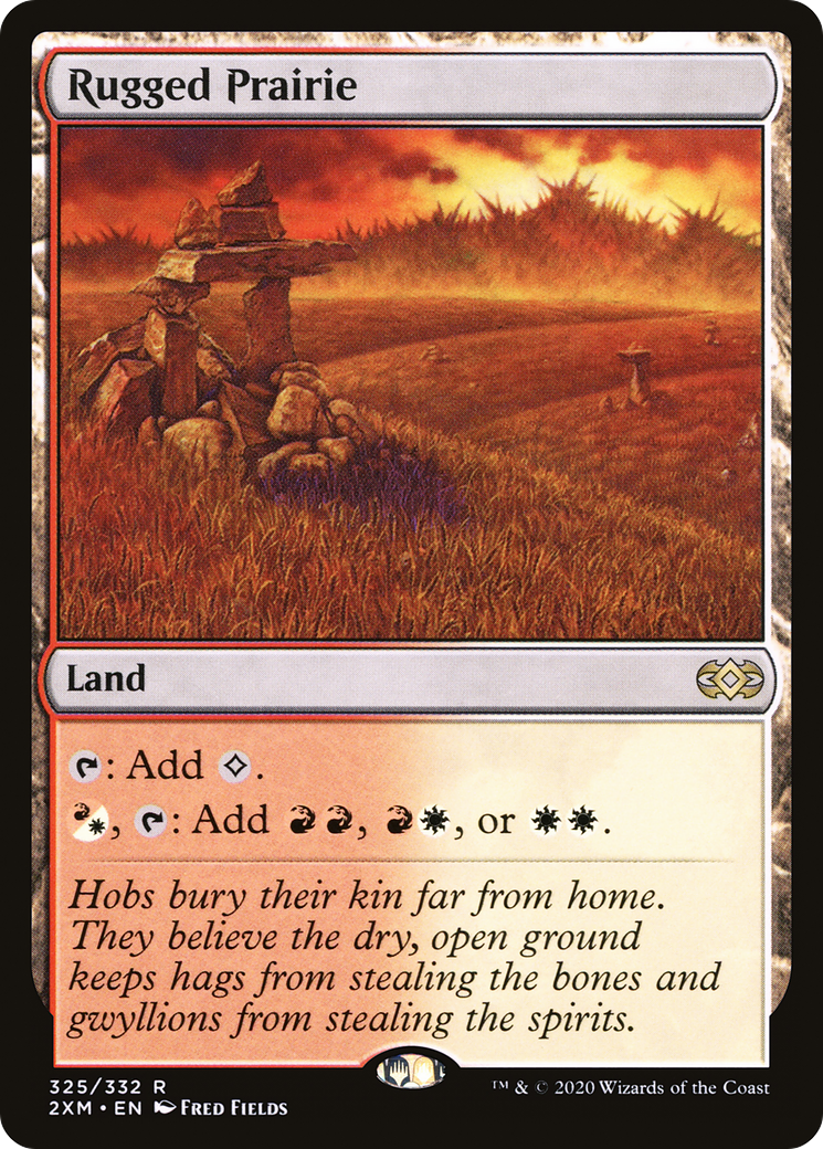 Rugged Prairie – Double Masters 325 – Magic: The Gathering single card Hauptbild