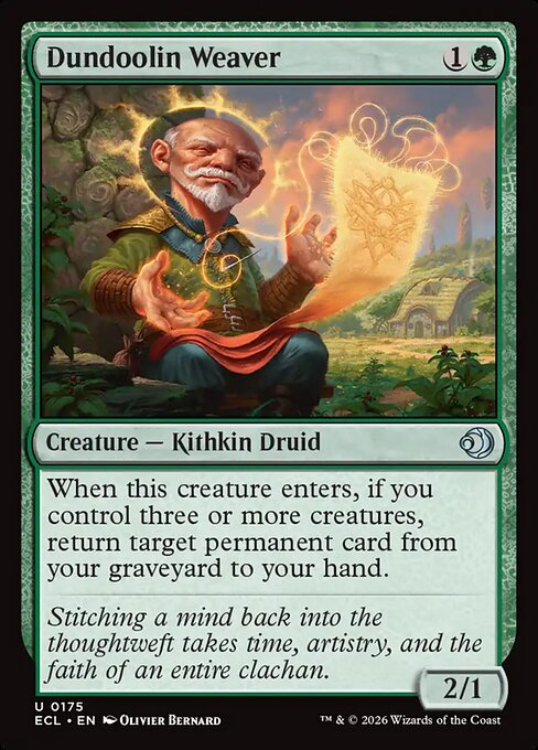 Dundoolin Weaver – Lorwyn Eclipsed (ECL-175) Magic: The Gathering card