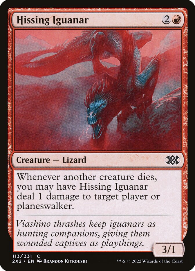 Hissing Iguanar - Double Masters 2022 (Common) [2X2-113]