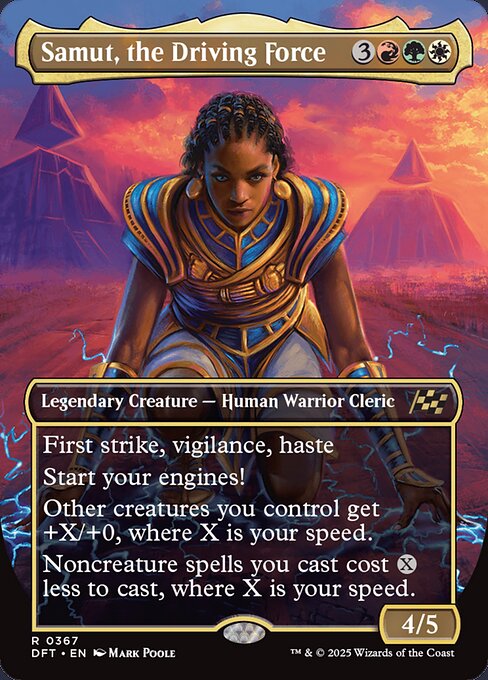 Samut, the Driving Force – Aetherdrift (DFT-367) Magic: The Gathering card | LC-REM-20260804-15339649007948-227036a1-7570-4657-9c0a-635dd6d889e9 Imagen principal del producto