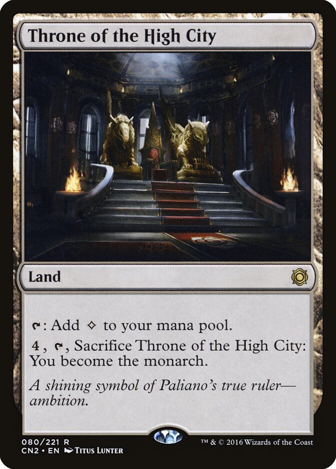 Magic-kaart Throne of the High City CN2-80 uit Conspiracy: Take the Crown (Rare)
