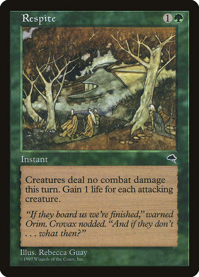 Magic-kaart Respite TMP-249 uit Tempest (Common)