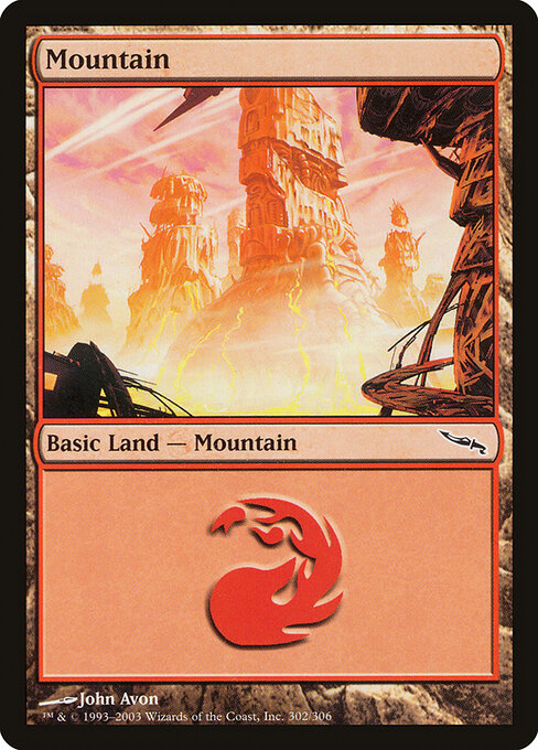 Mountain – Mirrodin (MRD-302) Magic: The Gathering card | LC-REM-20260804-15617497694540-22965406-d8d7-46ad-992e-7fc0e994698d
