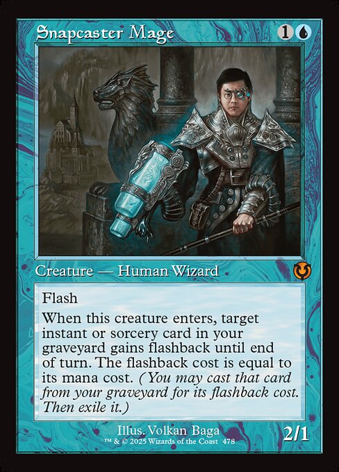 Snapcaster Mage – Innistrad Remastered (INR-478) Magic: The Gathering card | LC-REM-20260804-15339660345676-22b36ad5-bf4d-436a-9c3c-fa4acd0052fe Imagen principal del producto