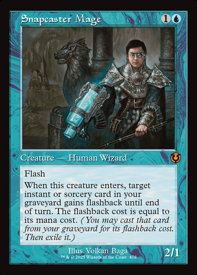 Magic-kaart Snapcaster Mage INR-478 uit Innistrad Remastered (Mythic)