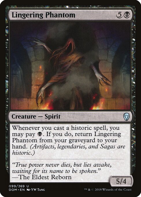 Lingering Phantom – Dominaria (DOM-99) Magic: The Gathering card | LC-REM-20260804-15846243500364-2316239e-8fe6-467f-87e6-a3f4d19b860e