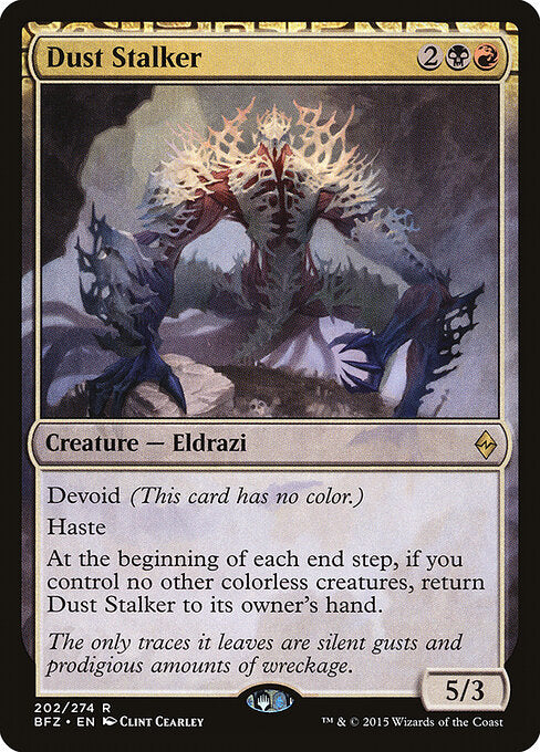 Dust Stalker – Battle for Zendikar (BFZ-202) Magic: The Gathering card