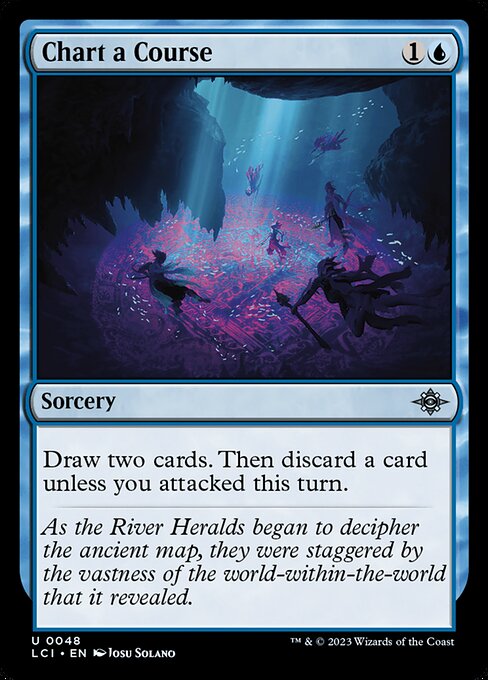 Chart a Course – The Lost Caverns of Ixalan (LCI-48) Magic: The Gathering card