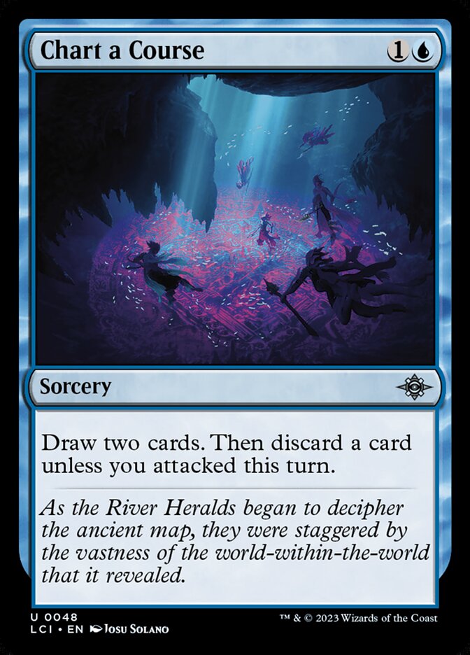 Magic-kaart Chart a Course LCI-48 uit The Lost Caverns of Ixalan (Uncommon)