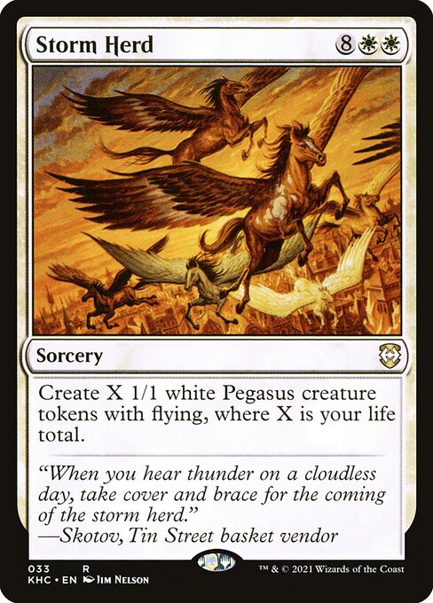 Storm Herd – Kaldheim Commander (KHC-33) Magic: The Gathering card | LC-REM-20260804-15339672600908-2345331c-a14f-4b4b-a9a4-88c5beb48242 Imagen principal del producto