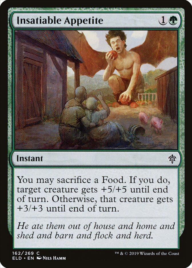 Insatiable Appetite - Throne of Eldraine (Common) [ELD-162] Immagine principale del prodotto