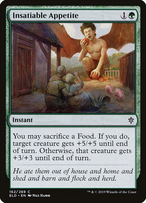 Insatiable Appetite – Throne of Eldraine (ELD-162) Magic: The Gathering card | LC-REM-20260804-15150737129804-2357f2db-00c2-41f6-bd04-93f905dea461