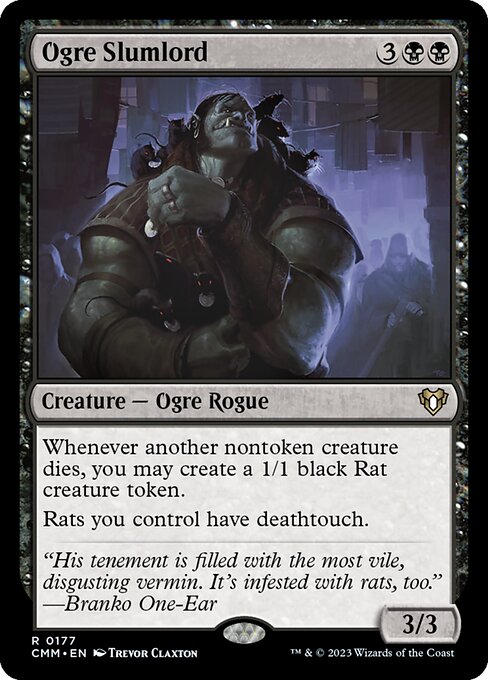Ogre Slumlord – Commander Masters (CMM-177) Magic: The Gathering card