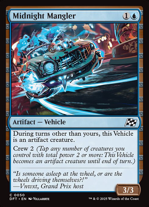 Midnight Mangler – Aetherdrift (DFT-50) Magic: The Gathering card
