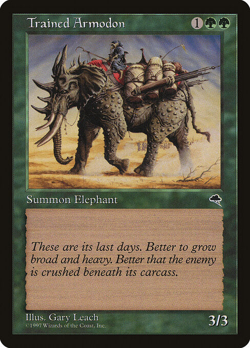 Trained Armodon – Tempest (TMP-260) Magic: The Gathering card | LC-REM-20260804-15359529517388-2380ab8f-58d2-4e1c-a115-cd2615b5a871 Immagine principale del prodotto
