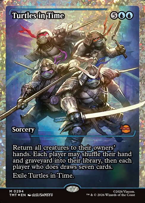Turtles in Time – Teenage Mutant Ninja Turtles (TMT-294) Magic: The Gathering card | LC-REM-20260804-15632296968524-239107f5-0912-4a74-bd6a-51f87a481425 Hoofdafbeelding