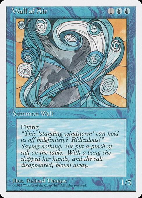 Wall of Air – Fourth Edition (4ED-113) Magic: The Gathering card | LC-REM-20260804-15151821128012-239435c8-3380-4556-9618-09fc0e40b69d
