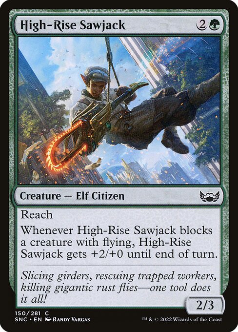 High-Rise Sawjack – Streets of New Capenna (SNC-150) Magic: The Gathering card | LC-REM-20260804-15150918959436-2399c6d7-57f9-4100-ad64-3c8897a438f7