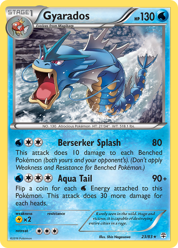 Gyarados – Generations 23 – Pokémon TCG single card